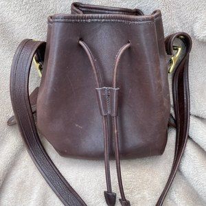 COACH MAHOGANY BUCKET DRAWSTRING LULA'S LEGACY BAG #H6B-9952